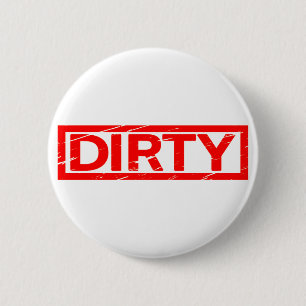 Dirty Briefmarke Button