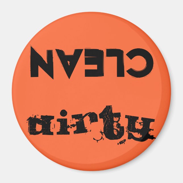 DIRTY/CLEAN DISHWASHER MAGNET (Vorne)