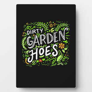 Dirty Garden Hoes Fotoplatte