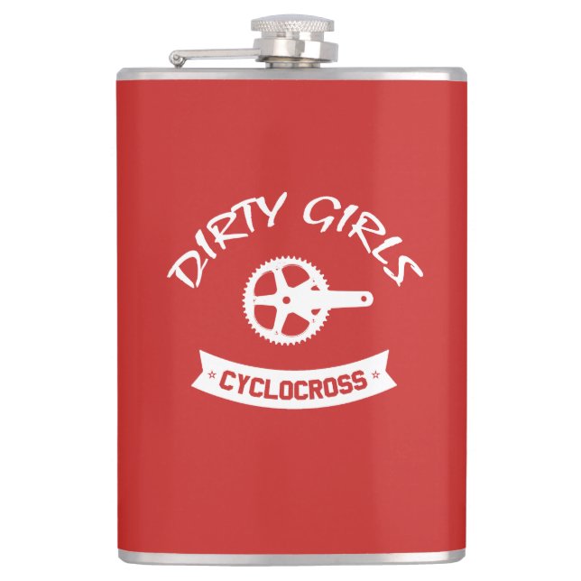 Dirty Girls Cyclocross Flachmann (Vorderseite)