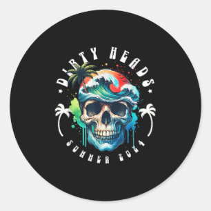 Dirty Heady Sommer 2024 Strand Runder Aufkleber