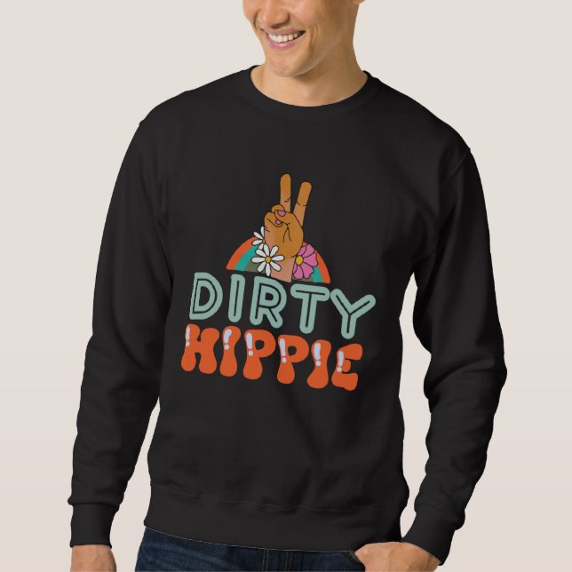 Dirty Hippie BoHo Hippie Sweatshirt (Vorderseite)