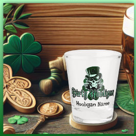 Dirty Hooligan-Logo - Personalisiert Schnapsglas