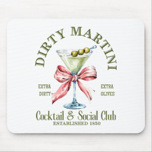 Dirty Junggesellinnen Martini Tail Club Martini Ge Mousepad