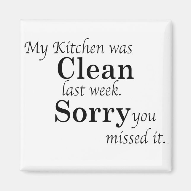 Dirty Kitchen Magnet (Vorne)