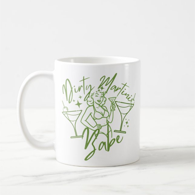 Dirty Martini Babe Kaffeetasse (Links)