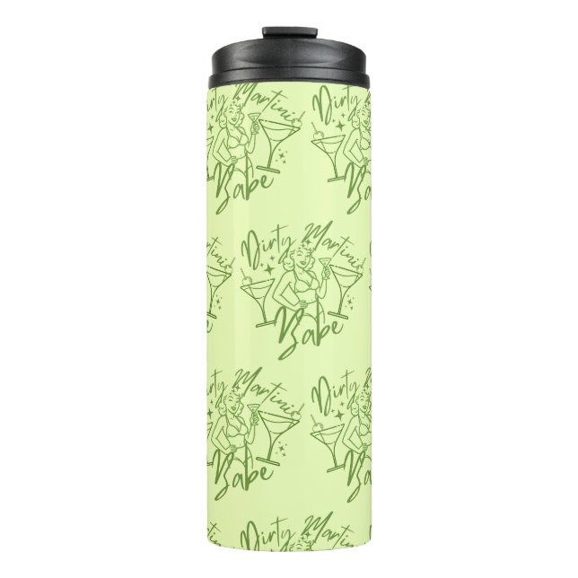 Dirty Martini Babe Thermosbecher (Vorderseite)