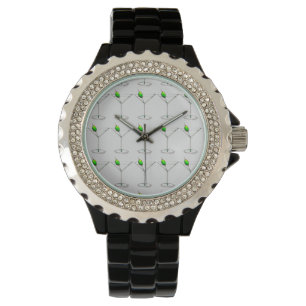 Dirty Martini Drehung Olive Cocktail Glass Watch Armbanduhr