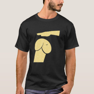 Dirty Mind Dog - Funny Adult Humor Mens Damen T-Shirt