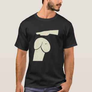 Dirty Mind Dog - Funny Adult Humor Mens Damen T-Shirt