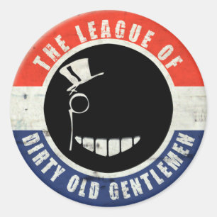 Dirty Old Gentlemen "Button Sticker