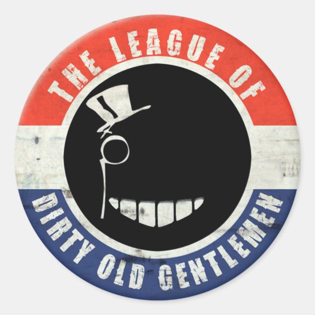 Dirty Old Gentlemen "Button Sticker (Vorderseite)