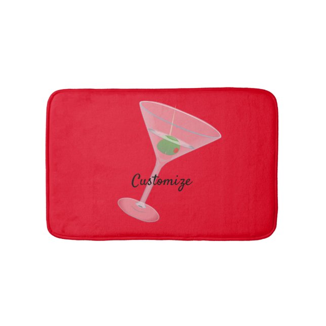 Dirty Olive Martini Thunder_Cove Badematte (Vorderseite)