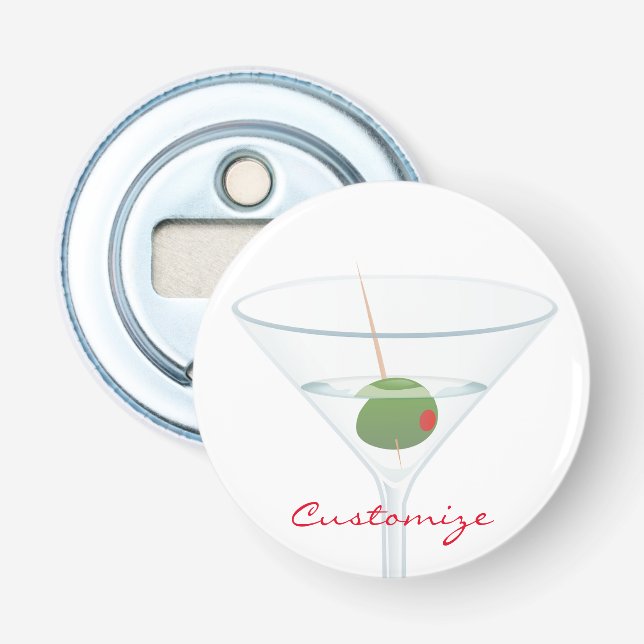 Dirty Olive Martini Thunder_Cove Flaschenöffner (Vorderseite)