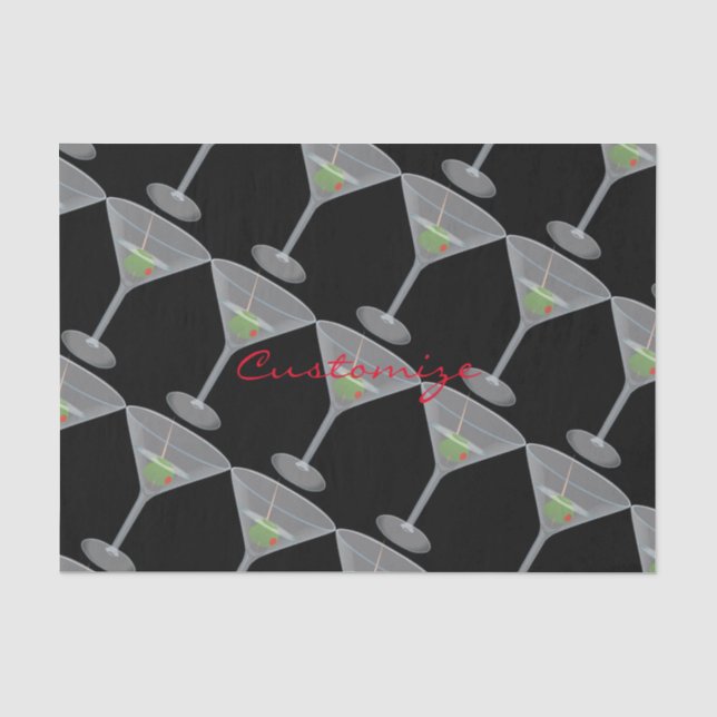Dirty Olive Martini Thunder_Cove Seidenpapier (Vorderseite)