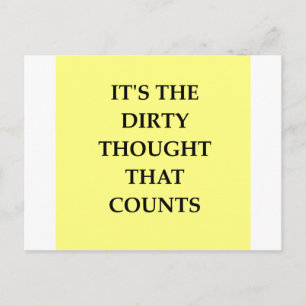 DIRTY.png Postkarte