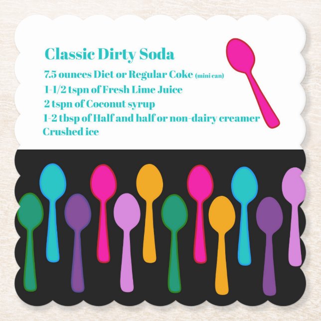 Dirty Soda Spoon Untersetzer (Vorderseite)