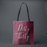 Dirty Thirty Birthday Lila Burgundy Marsala Tasche<br><div class="desc">Dirty 30. Geburtstag Party Moderne Girly Metallic Lila Burgundy Marsala Party Tasche,  die perfekt für eine Cranberry Maroon Geburtstagsparty. Dieses Party ist perfekt für eine 30. Geburtstagsfeier. Das Jahr kann auch auf dieser Tasche gewechselt werden. Wenn Sie weitere passende Artikel benötigen,  wenden Sie sich bitte an den Designer.</div>