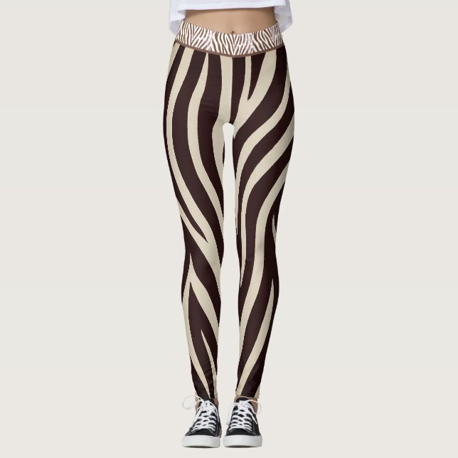 "DIRTY ZEBRA" - AKTIVEWEAR LEGGINGS (Vorderseite)