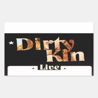 Dirtykin2 Rechteckiger Aufkleber