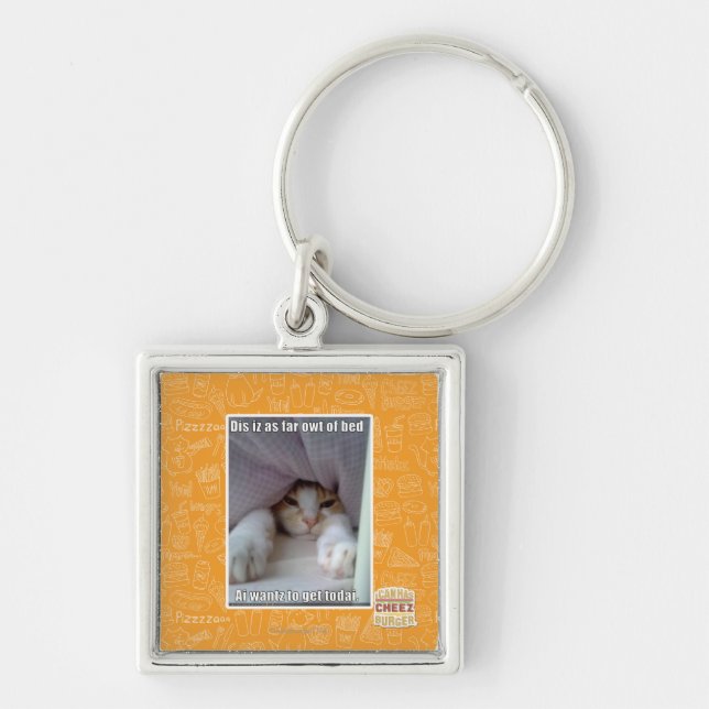 DIS iz als weit owt des Betts. Schlüsselanhänger (Vorne)