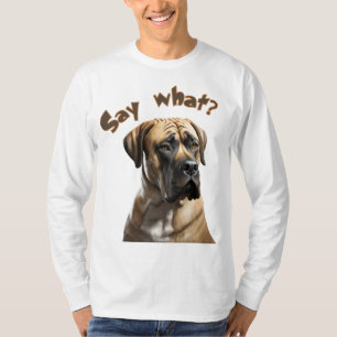 "Dis quoi ?" T-shirt Portrait Boerboel