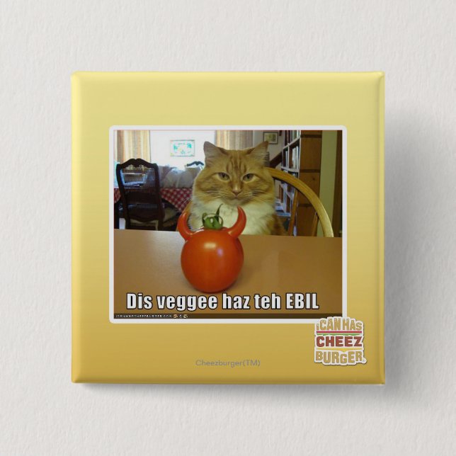 DIS veggee haz das EBIL Button (Vorderseite)