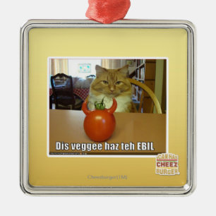 DIS veggee haz das EBIL Ornament Aus Metall