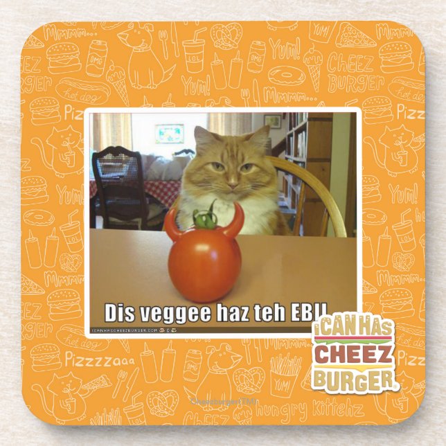 DIS veggee haz das EBIL Untersetzer (Vorderseite)