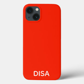 Disa rouge nom couleur Coque-Mate coque iphone
