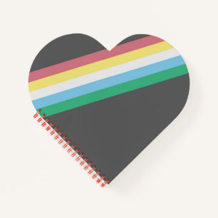 Disability Pride Flag Spiral Notebook Notizbuch