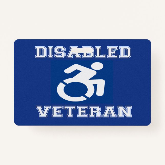 Disabled Veteran Ausweis (Vorderseite)