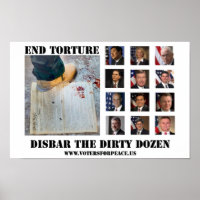 Disbar The Dirty Dozen Poster 20,00 $