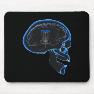 Disc Golf auf meinem Kopf' Lustiges Disc Golf T-Sh Mousepad