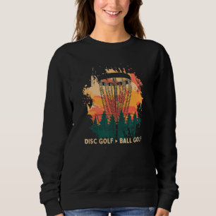 Disc Golf Ball Golf Sports Spaß Sport Player 2 Sweatshirt