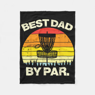 Disc Golf Bester Vater By Par Frisbee Frolf Vatert Fleecedecke