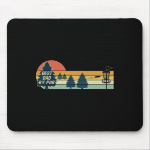 Disc Golf - Bester Vater Par - Vatertag Disc Go Mousepad