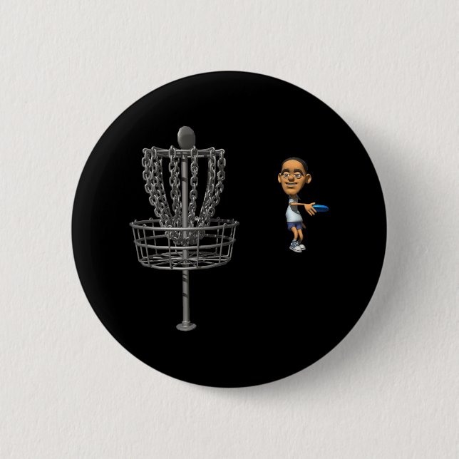 Disc-Golf Button (Vorderseite)