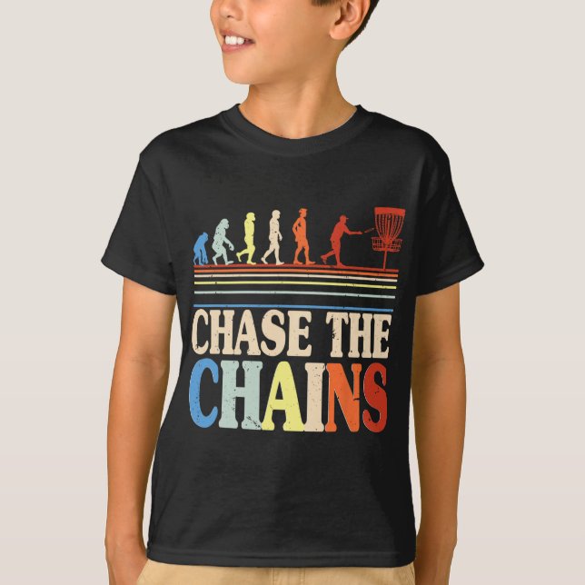 Disc Golf Chase The Chains  T-Shirt (Vorderseite)