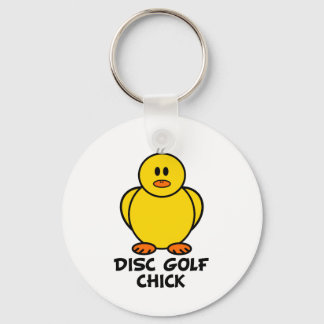 Disc Golf Chick Schlüsselanhänger