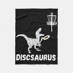 Disc Golf Dinosaur Frolfing T-Rex Dino Lustiger Di Fleecedecke