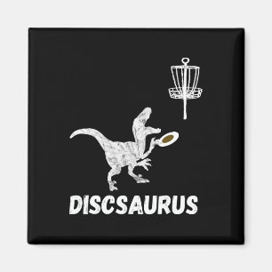 Disc Golf Dinosaur Frolfing T-Rex Dino Lustiger Di Magnet