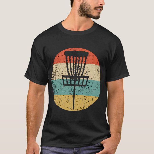 Disc Golf Disc Golf Basket T-Shirt (Vorderseite)