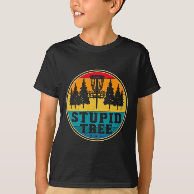 Disc Golf Dummer Baum - Disc Golf _1  T-Shirt (Vorderseite)