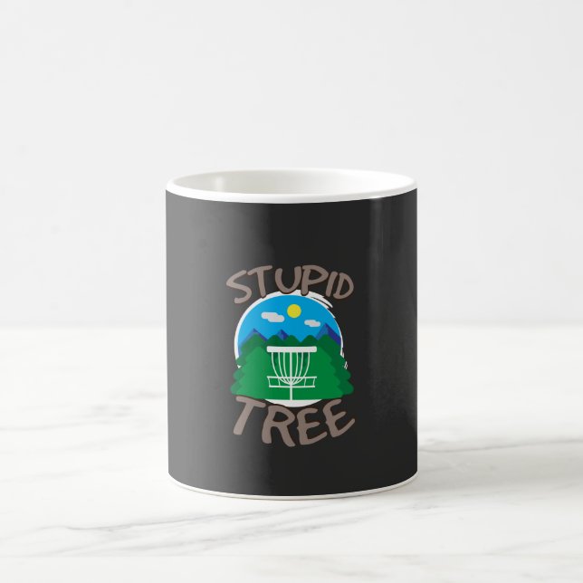 Disc Golf - Dummer Baum Kaffeetasse (Mittel)