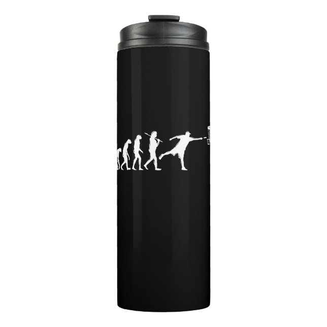 Disc Golf Evolution Disc Golf Geschenke Thermosbecher (Vorderseite)