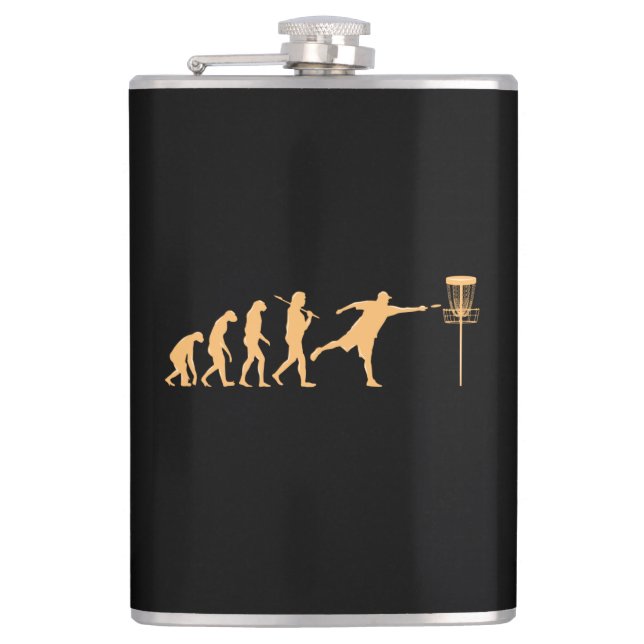 Disc Golf Evolution Flachmann (Vorderseite)