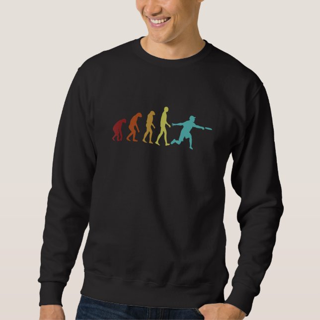 Disc Golf Evolution Player Pro Frisbee Buddy Disc  Sweatshirt (Vorderseite)