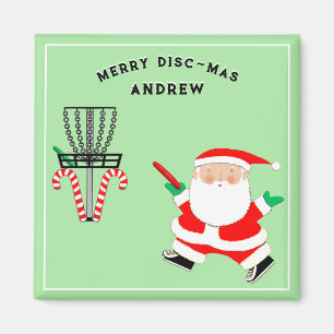 Disc-Golf-Feiertagsgeschenk Magnet