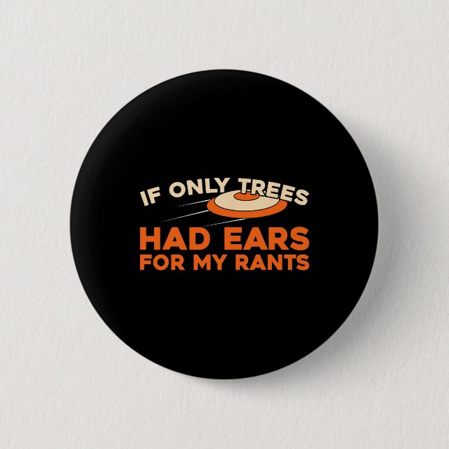 Disc Golf Frisbee Outdoor Sport - Baum _3  Button (Vorderseite)